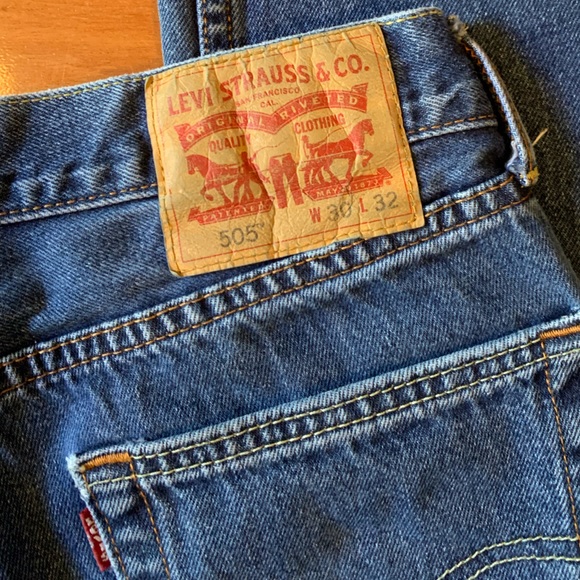 Levi’s 505 Blue Jeans, size: W30xL32 - Picture 2 of 6